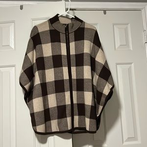 Rafaella checkered caped nwot